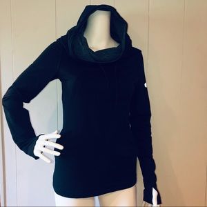 ASICS Black Funnel Hoodie Size XS